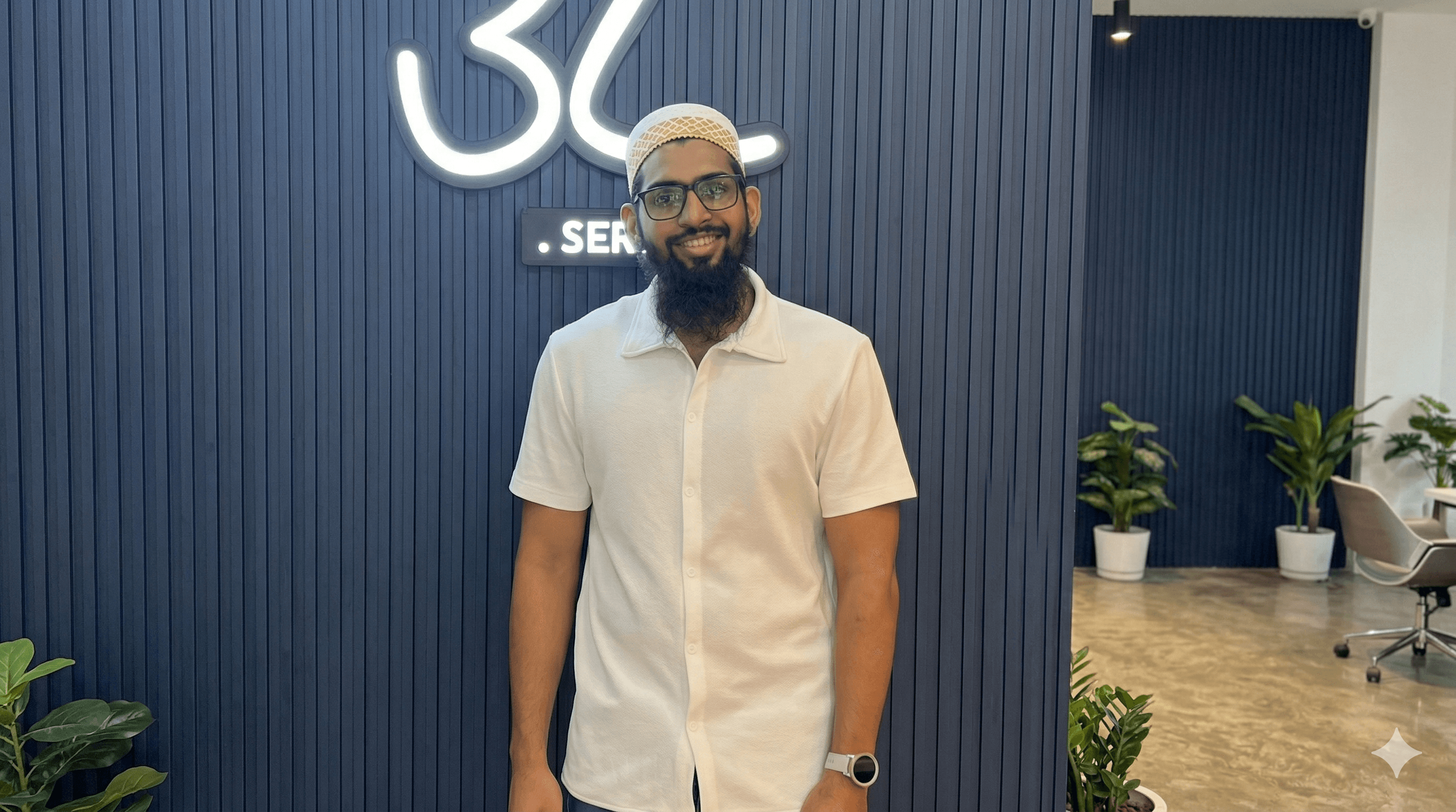 Hashim Huzefa, owner of Mixie Kadai